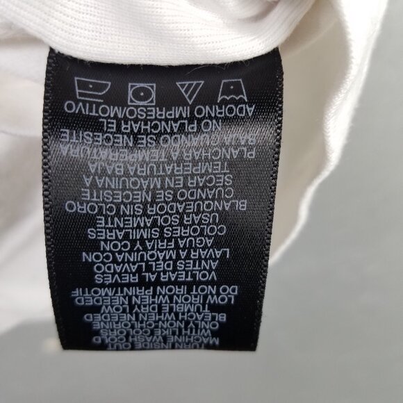 Norma Kamali VIRGO T-Shirt Women's XL Zodiac Astrology Tee Organic Cotton White - Picture 12 of 15